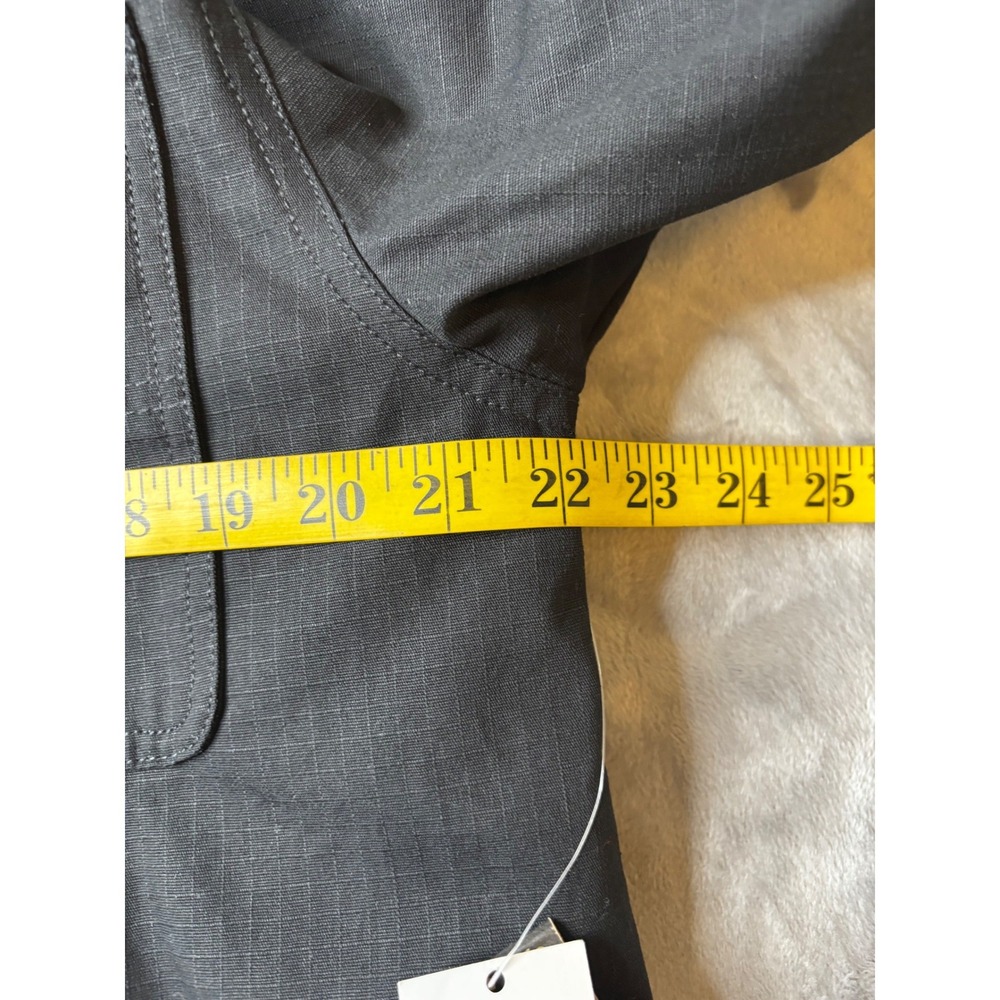 Vans Drill Chore Coat Men Size M Black Ripstop Jacket Invisible Hood VN0A3WFZBLK - Picture 9 of 14